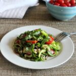 cucumber basil and balsamic salad