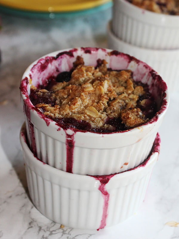 Berry Crumble individual