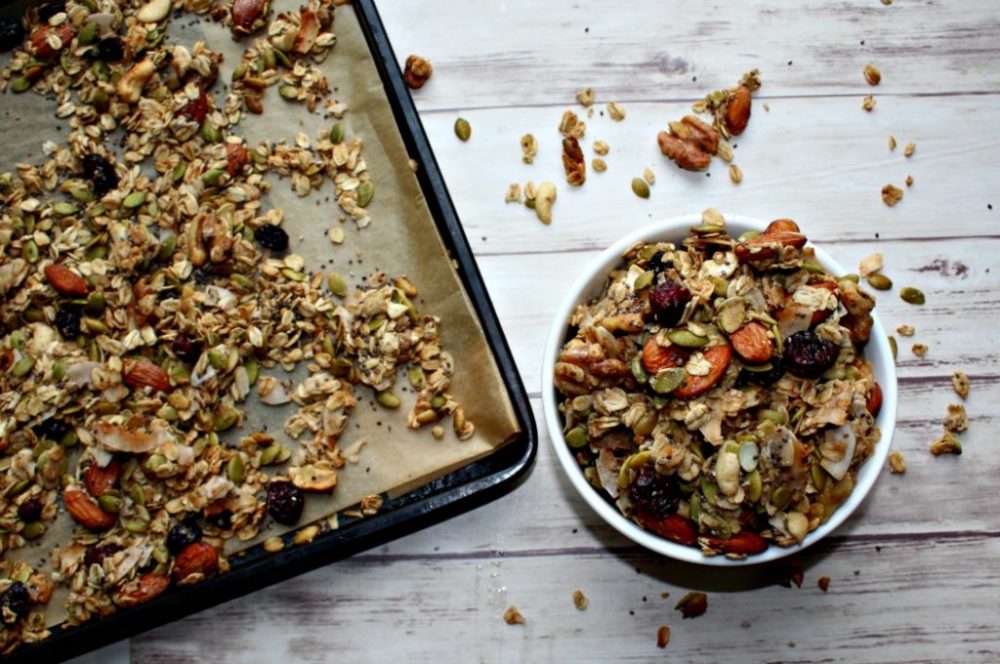 Easy healthy homemade granola simple and savory