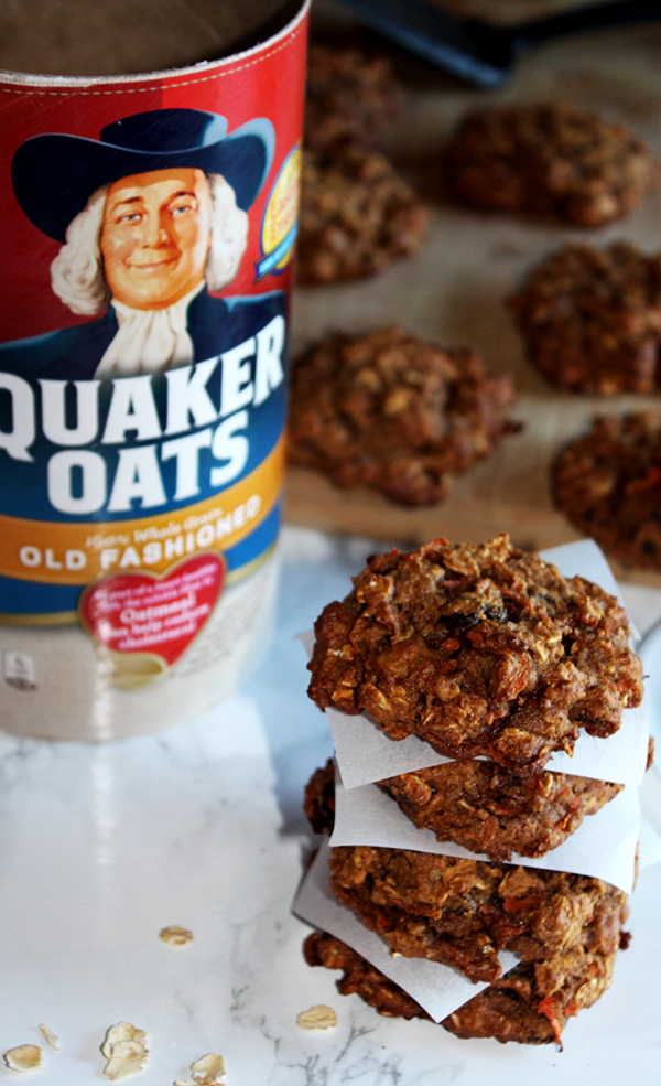 Oatmeal carrot breakfast cookies from simpleandsavory.com