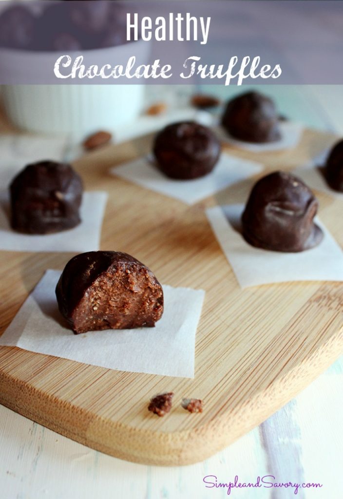 Healthy Chocolate Truffles Simple And Savory
