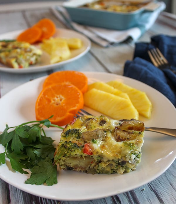 Vegetable Breakfast Casserole Easy Breakfast Idea
