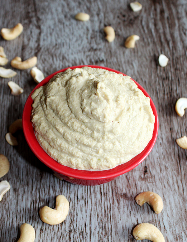 Cashew Cheese in a bow