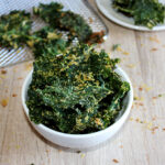 Air Fried Crispy kale chips from Simple and Savory