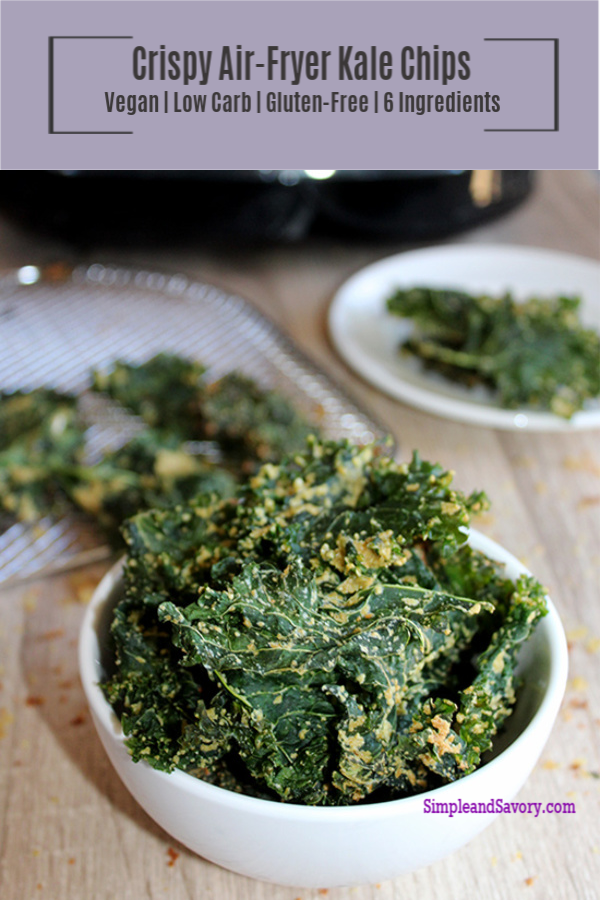 Crispy Air Fryer Kale Chips Recipe Simple And Savory