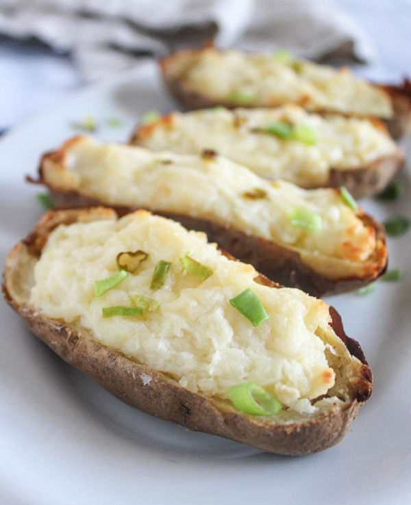 Healthy Twice Baked Potatoes - Simple And Savory