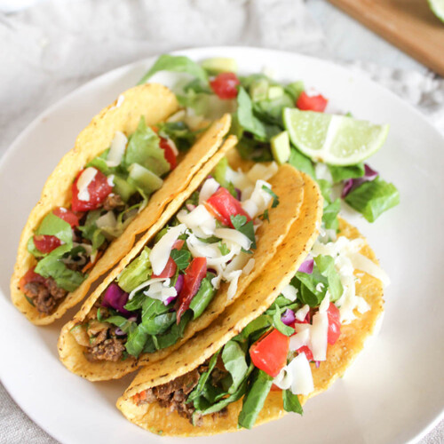 Healthy Beef Tacos with Hidden Vegetables