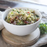 tabbouleh salad close up