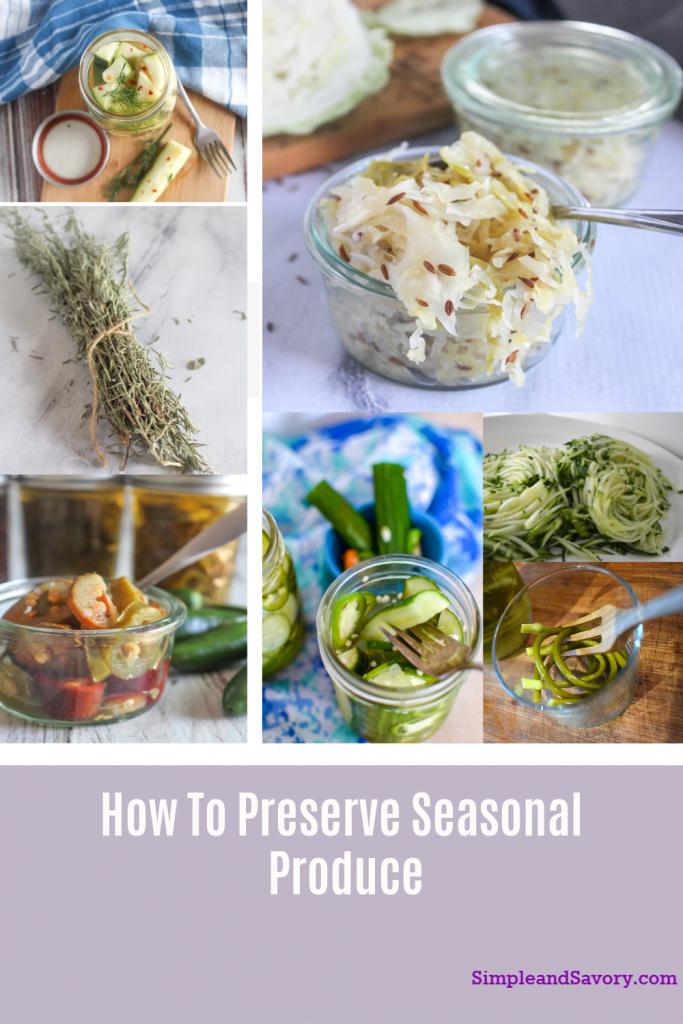 How to Preserve Fruit and Vegetables Easily PLUS Recipes