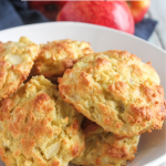 Cheddar Apple Biscuits in a bowl