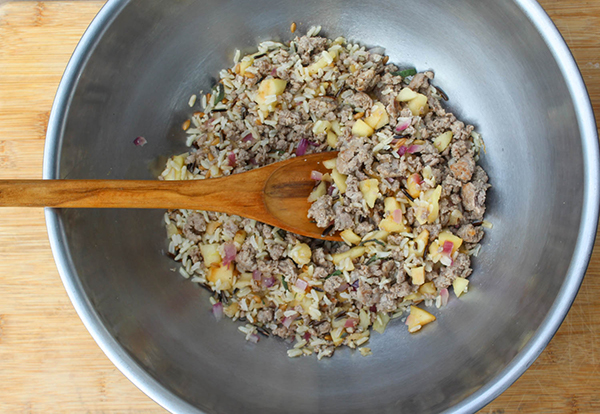 Stuffing Ingredients for baked squash