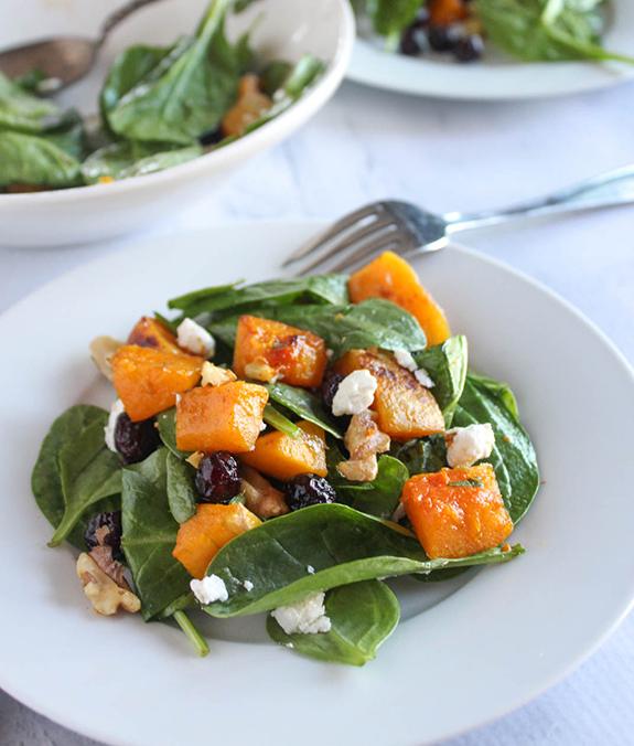 a close up of a festive salad