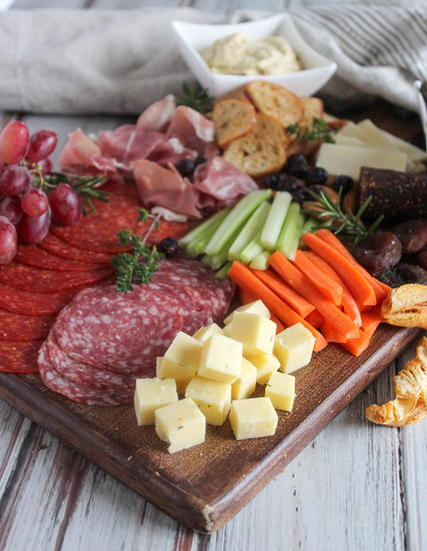 Simple Charcuterie Board - The Stay At Home Chef