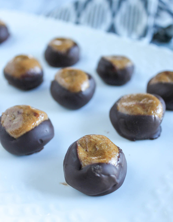 Healthier Buckeye Peanut Butter Balls Naturally Sweet