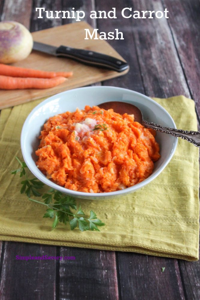 Turnip and Carrot Mash The Best Holiday Side Dish