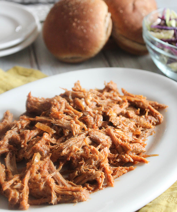 bbq pork on a platter