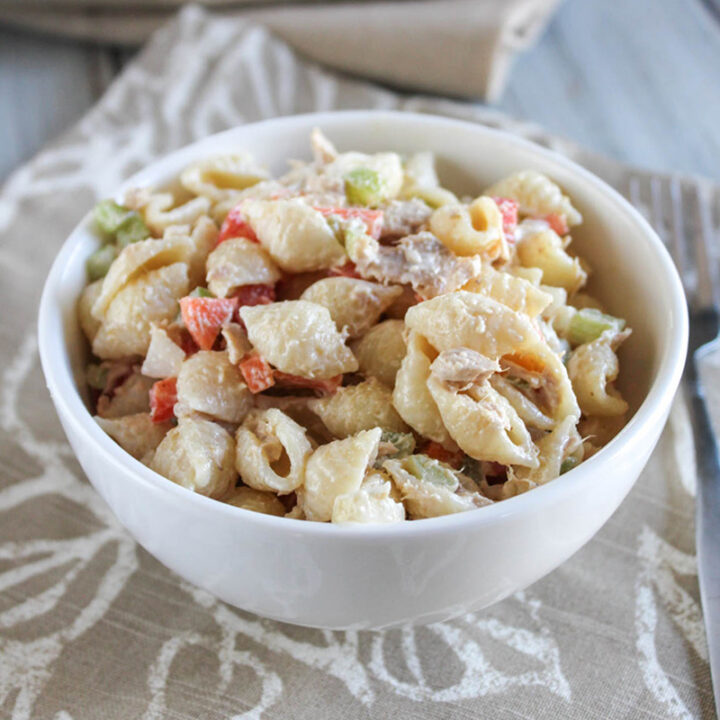 tuna macaroni salad without eggs