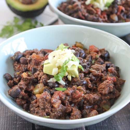 Spicy Bison Chili - Make it in the Slow Cooker or Pressure Cooker