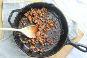 Spicy Salsa Chicken with Chorizo A one Pan Dinner