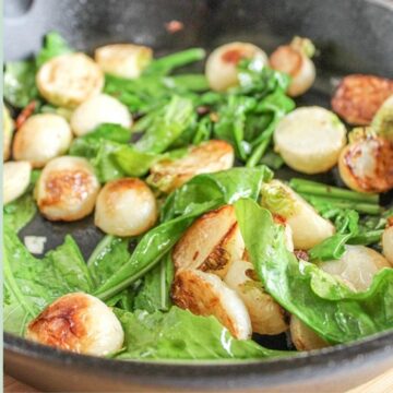 baby turnips clos up