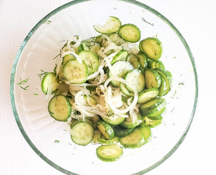 Zesty Cucumbers and Onions in Vinegar Easy Recipe!