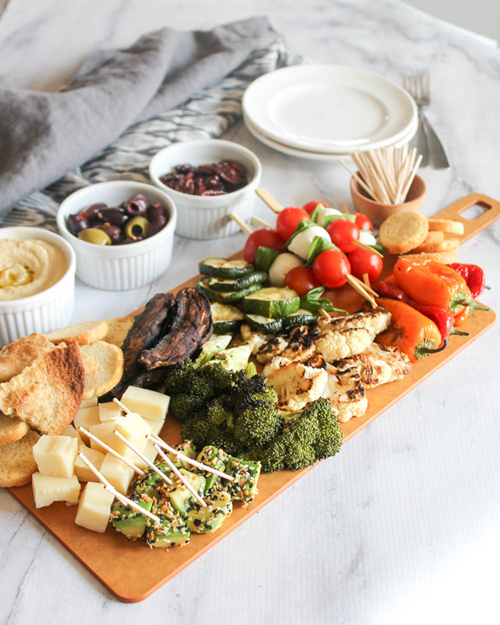 Simple Savory Fall Grazing Board {Charcuterie Board} - Craft Create Cook