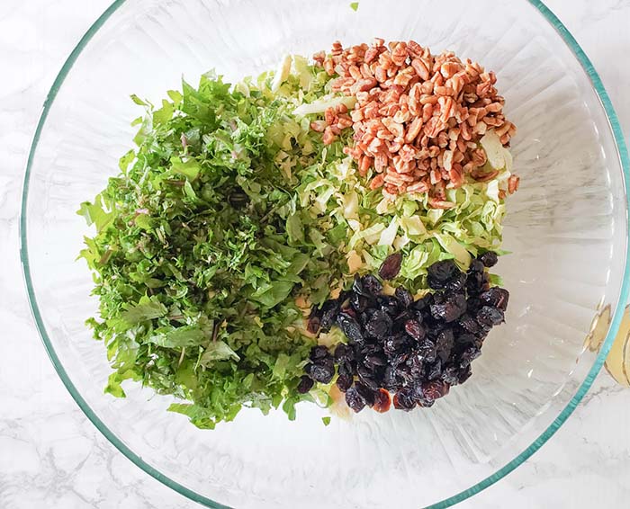 The ingredients in bowl