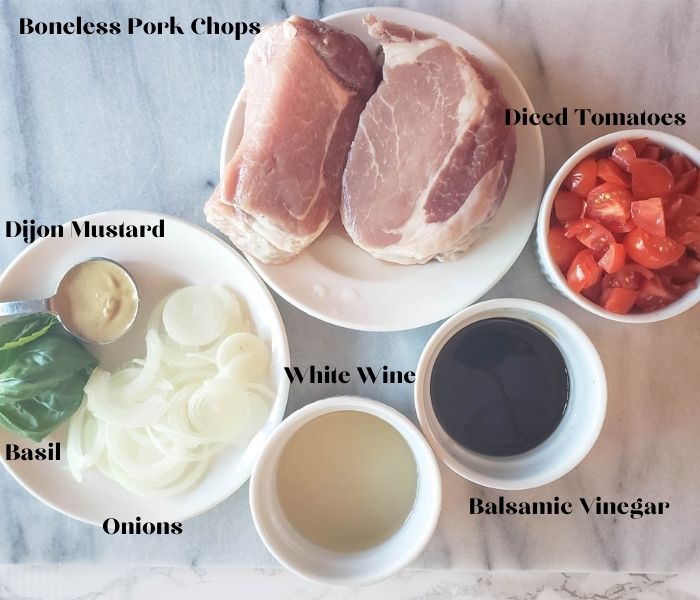  a picture of crock pot pork chops ingredients