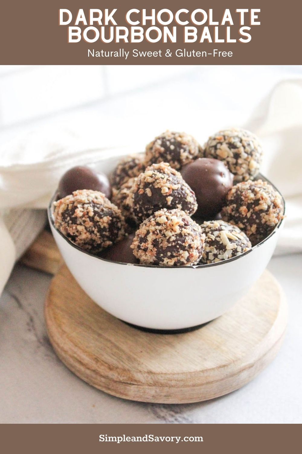 Healthy Chocolate Bourbon Balls No Bake 4 Ingredients