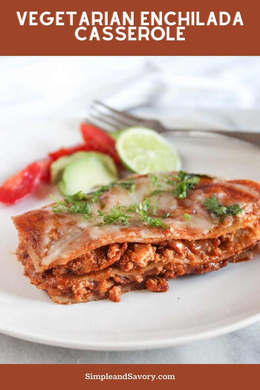 Vegetarian Enchilada Casserole Easy Recipe!