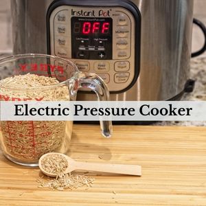 an instant pot with rice