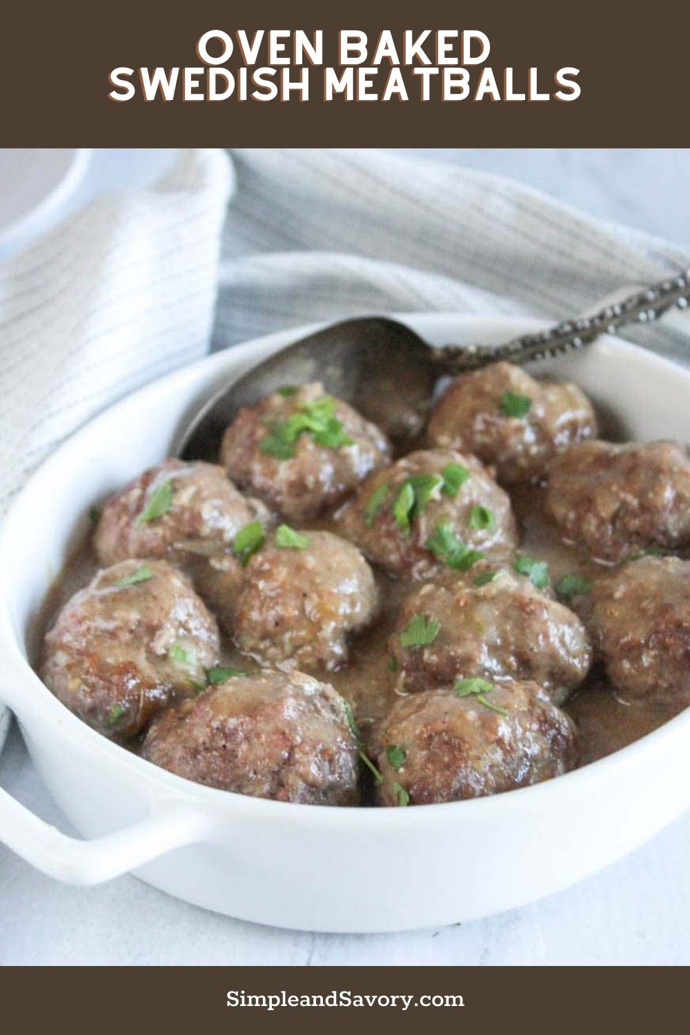 Oven Baked Swedish Meatballs Easy Recipe