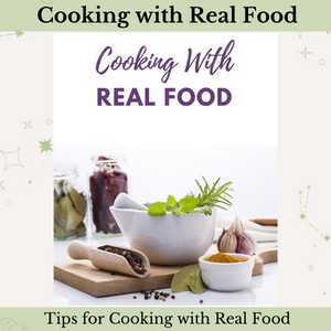 a picture of the cooking with real food guide