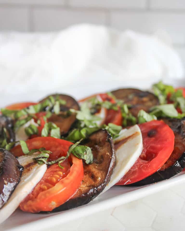 Grilled Eggplant Caprese Recipe