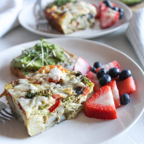 Vegetable Breakfast Casserole - Easy Breakfast Idea