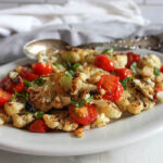 sauteed cauliflower on a plate
