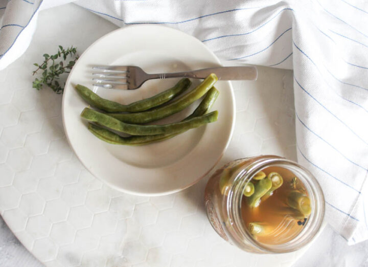 Quick Pickled Green Beans Recipe Simple And Savory