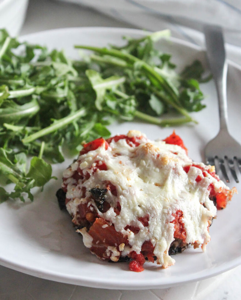 Stuffed Portobello Mushroom Parmesan Recipe Simple And Savory