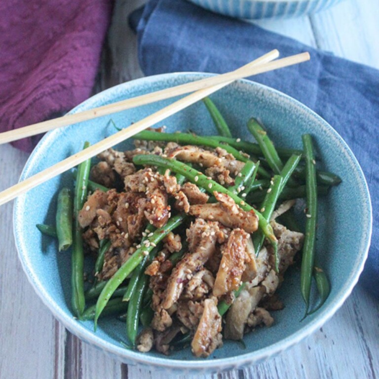 Spicy Stir-Fried Pork and Green Beans