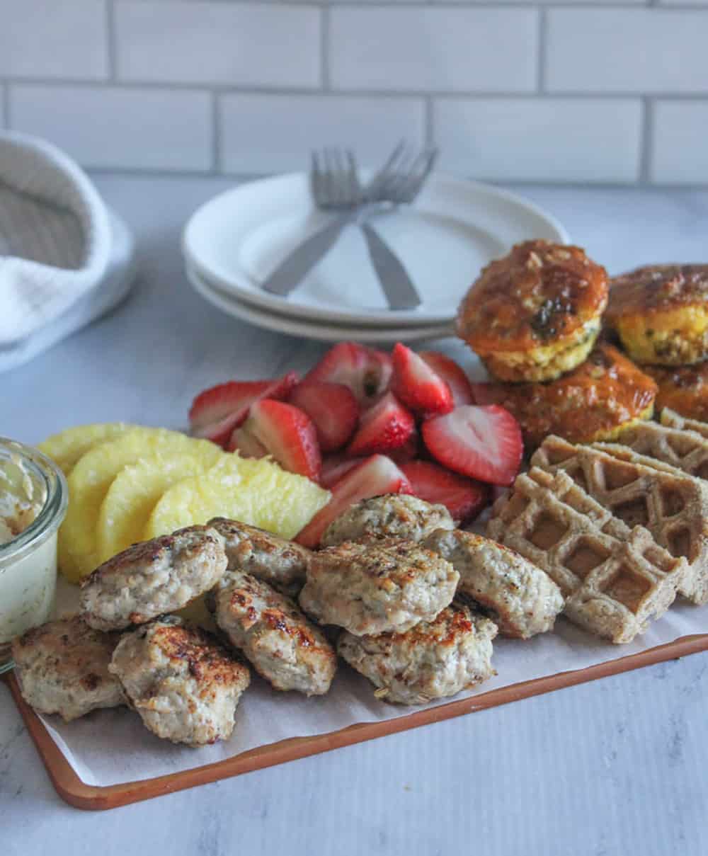 A Simple Brunch Charcuterie Board