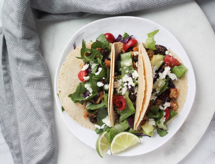 Spicy Cauliflower And Black Bean Tacos Recipe - Simple And Savory