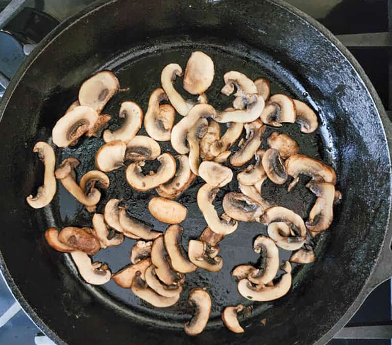 Simple Sauteed Spinach Mushrooms and Onions Recipe - Simple And Savory