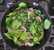 Simple Sauteed Spinach Mushrooms and Onions Recipe - Simple And Savory