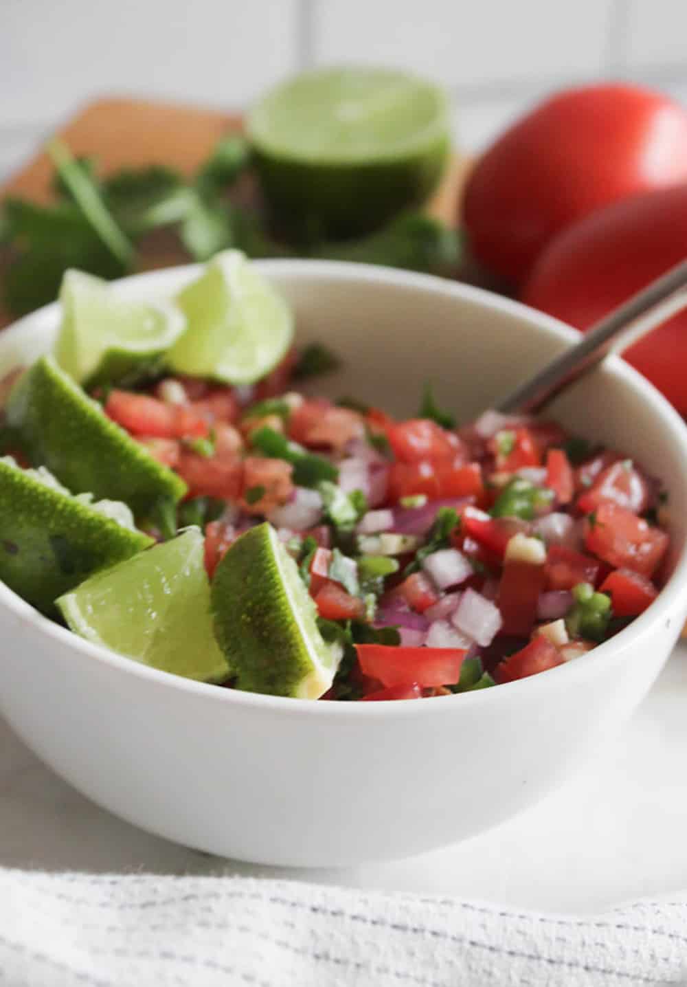 a close up picture of pico de gallo