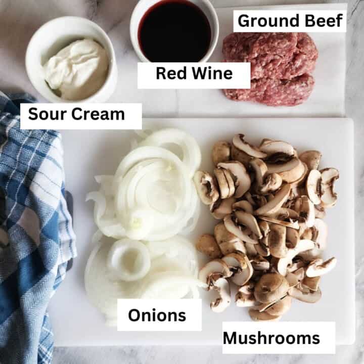 Easy 5 Ingredient Beef Stroganoff with Ground Beef Simple And Savory