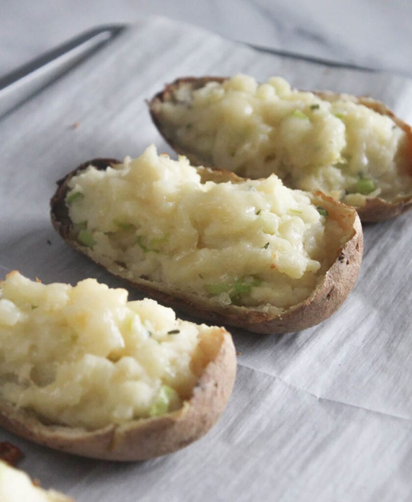Healthy Twice Baked Potatoes - Simple And Savory