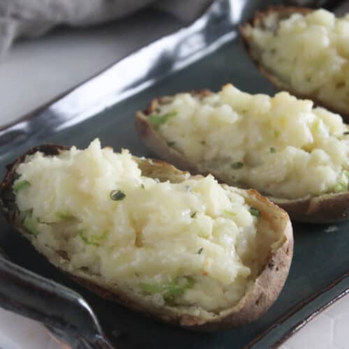 Healthy Twice Baked Potatoes - Simple And Savory