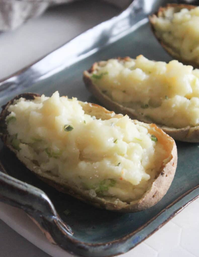 Healthy Twice Baked Potatoes - Simple And Savory