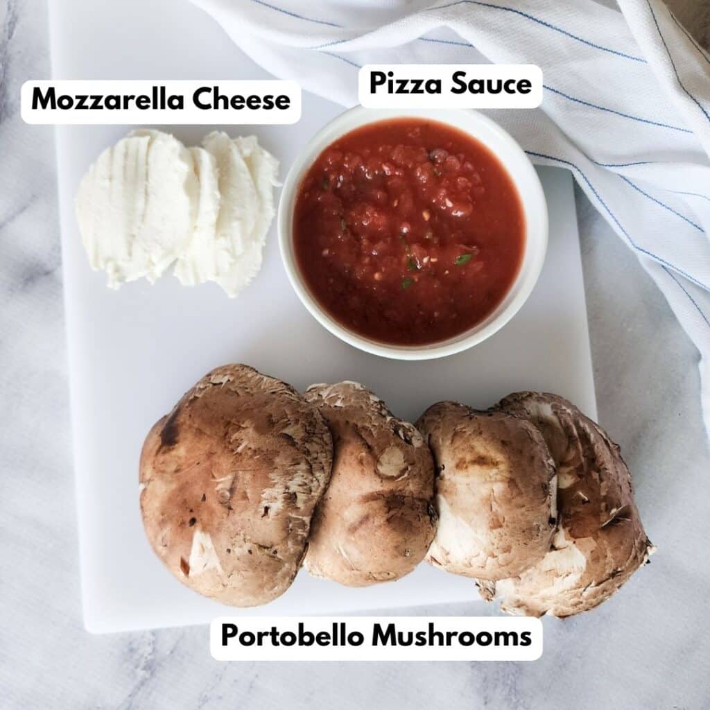 Easy Air Fryer Portobello Mushroom Pizza Recipe (low carb) Simple And Savory